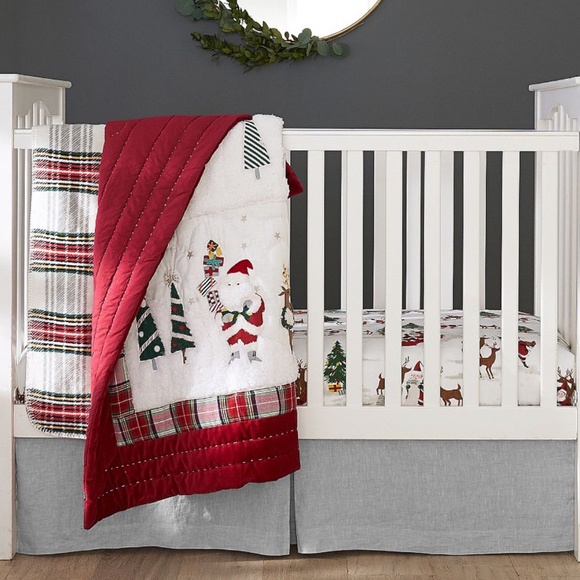 Pottery Barn Kids Merry Santa Baby Quilt - Picture 3 of 4